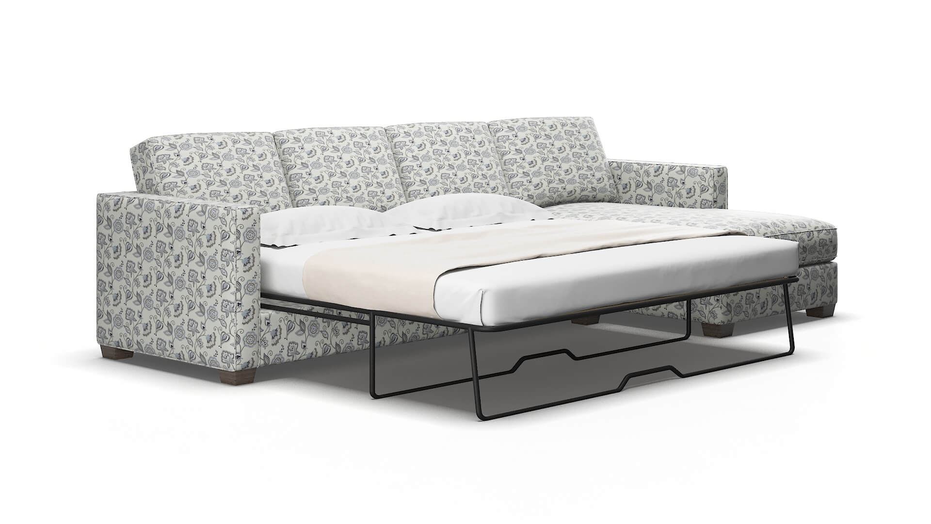 Calgary Avignon sky Panel sleeper Espresso Legs  2