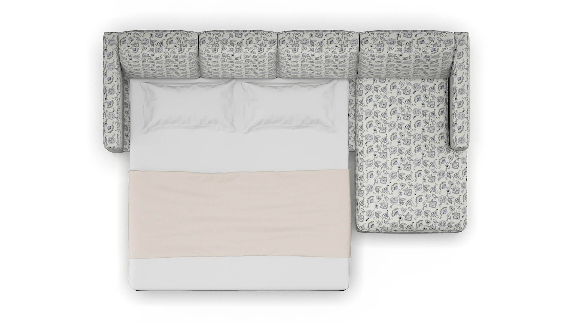 Calgary Avignon Sky Panel Sleeper Espresso legs 3