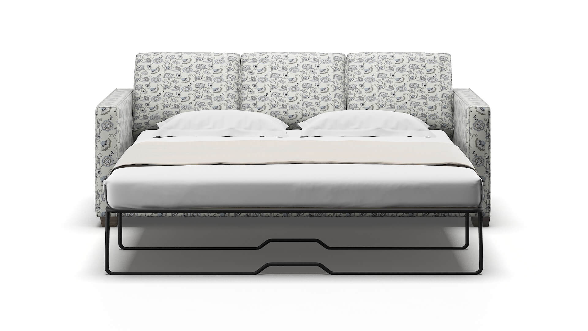 Calgary Avignon Sky Sofa Sleeper Espresso legs 1