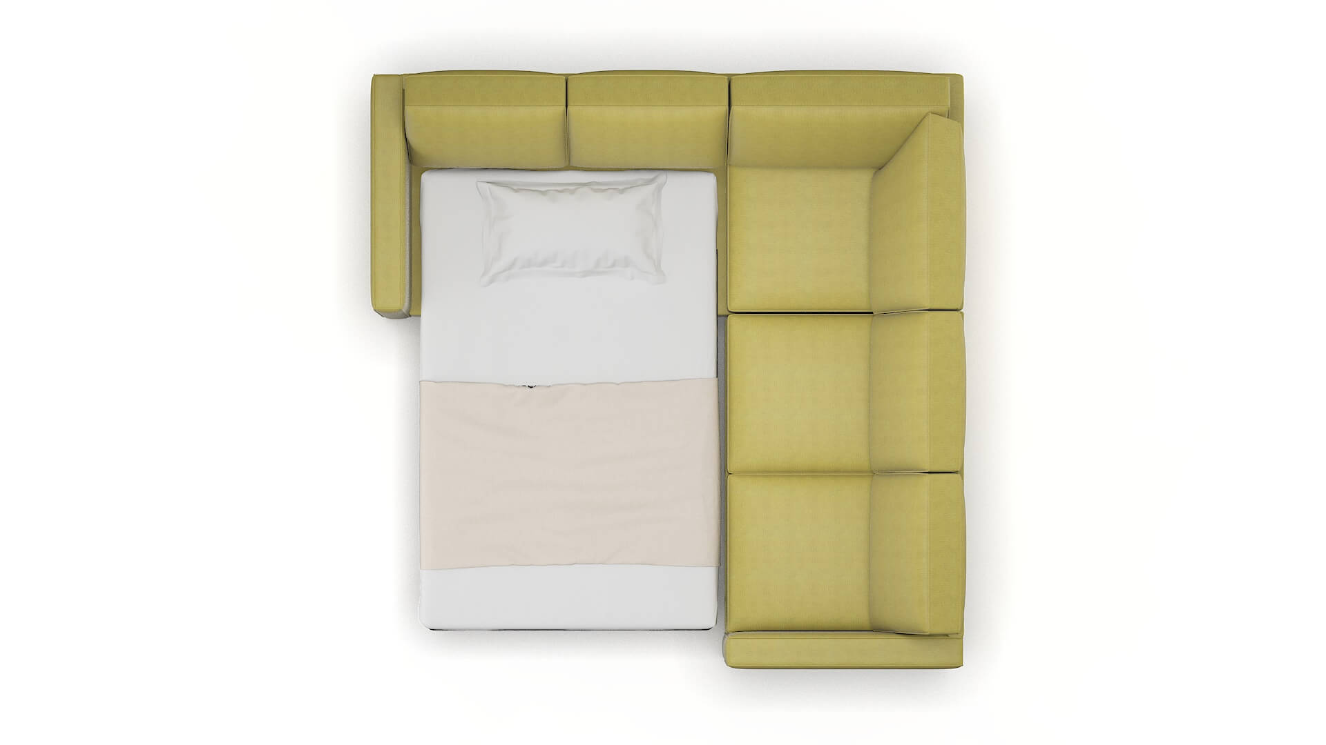 Calgary Bella Apple Sectional Sleeper Espresso legs 3