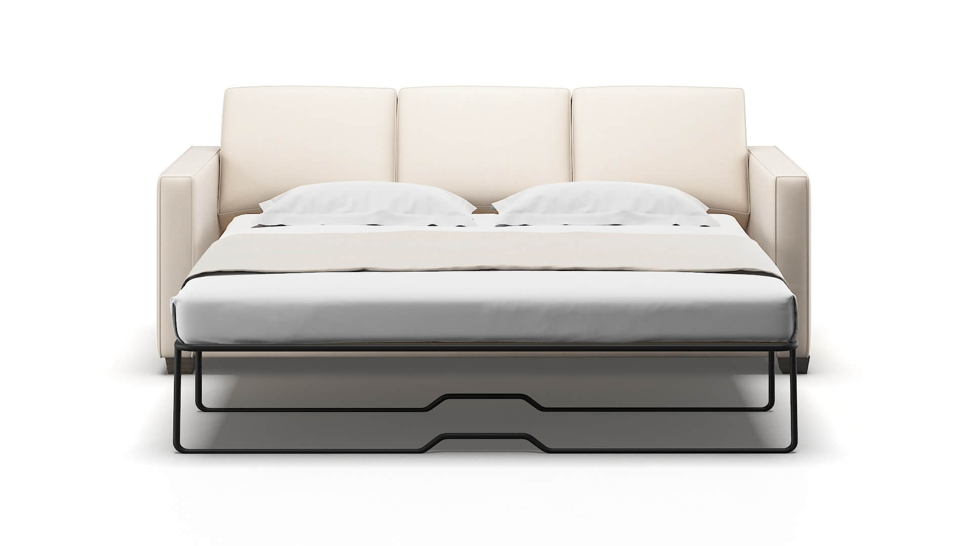 Calgary Bella Buckwheat Sofa Sleeper Espresso legs 1