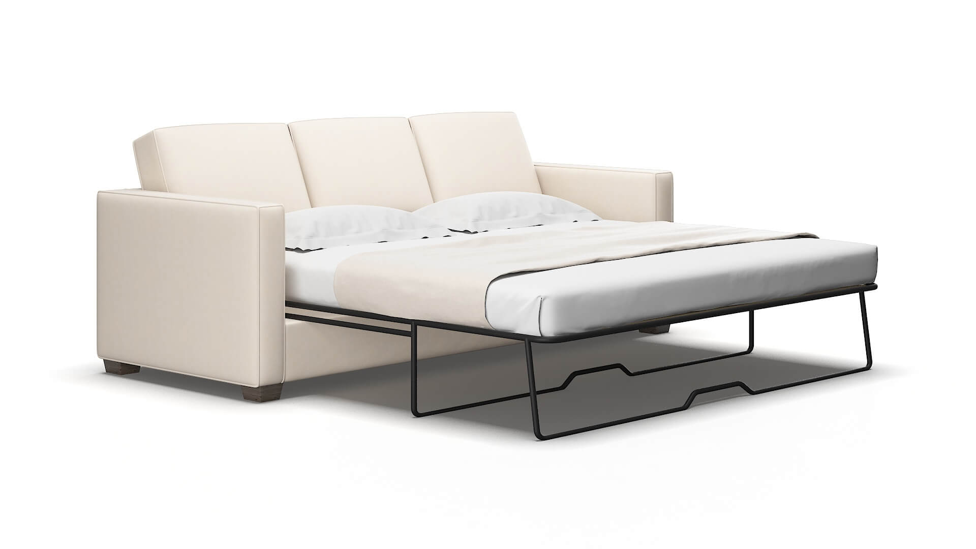 Calgary Bella buckwheat Sofa sleeper Espresso Legs  2