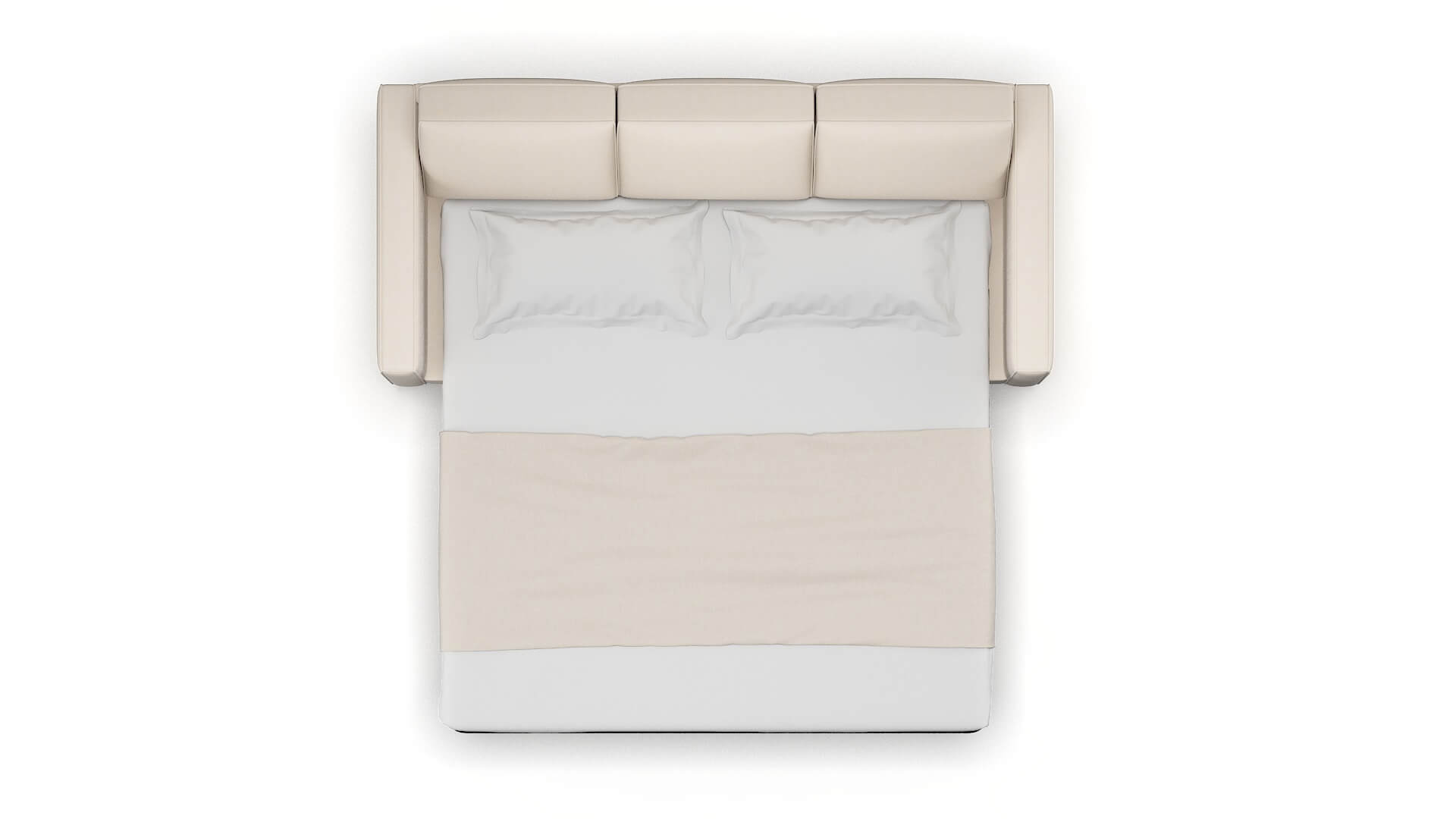 Calgary Bella Buckwheat Sofa Sleeper Espresso legs 3