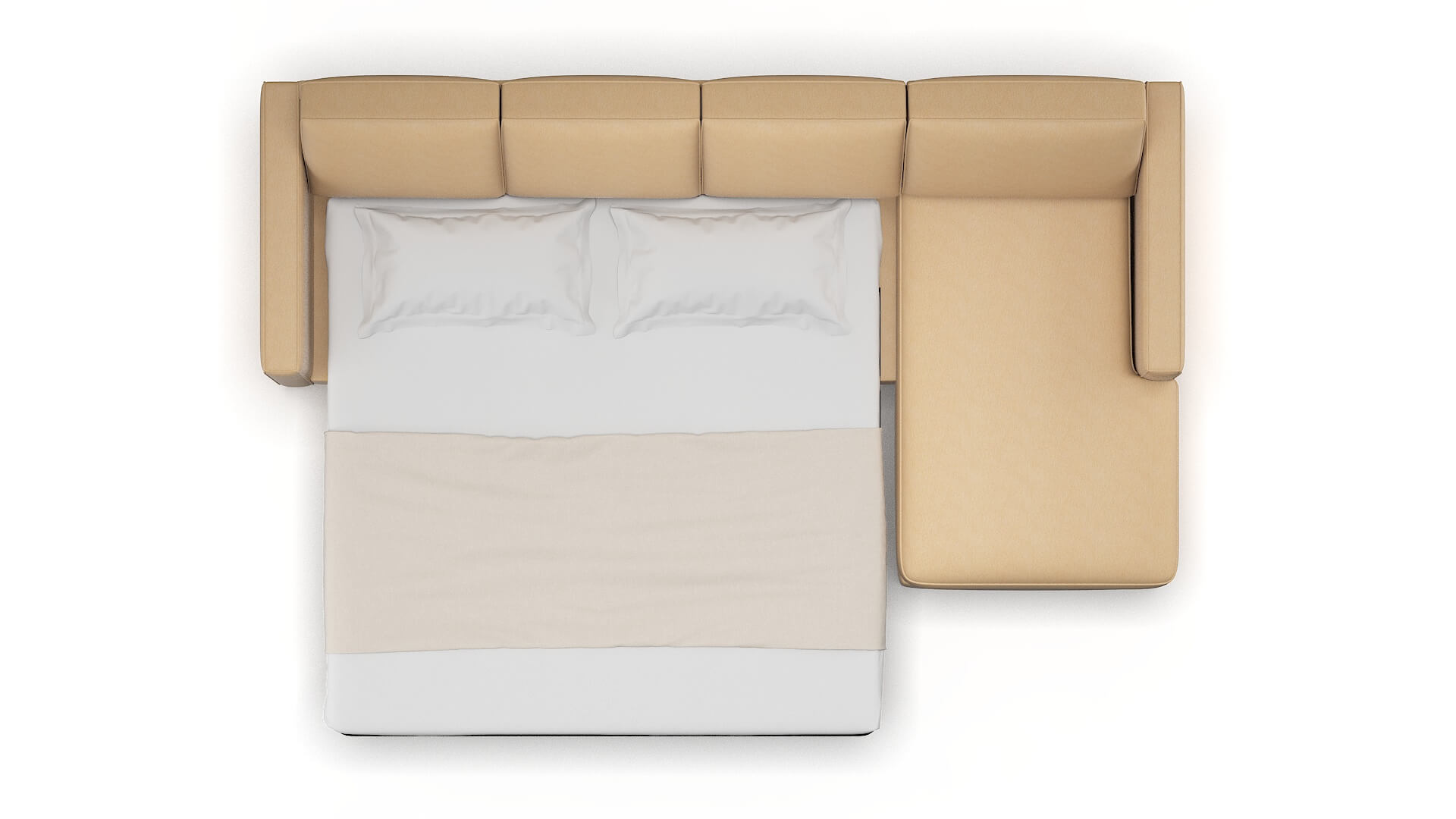 Calgary Bella Coffee Panel Sleeper Espresso legs 3