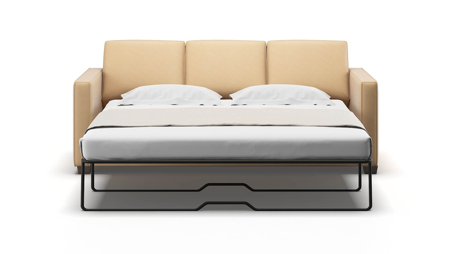 Calgary Bella Coffee Sofa Sleeper Espresso legs 1