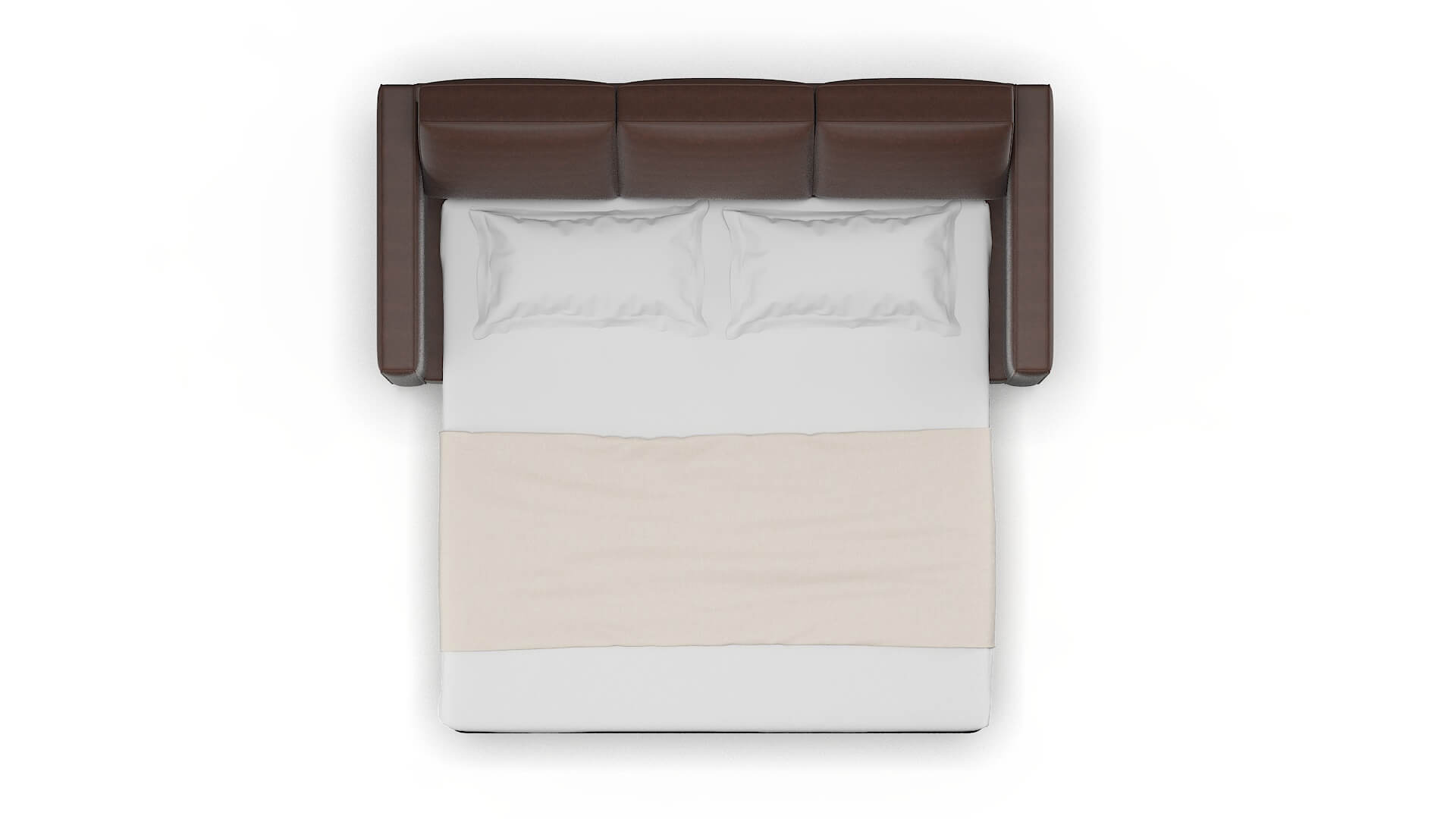 Calgary Bella Espresso Sofa Sleeper Espresso legs 3