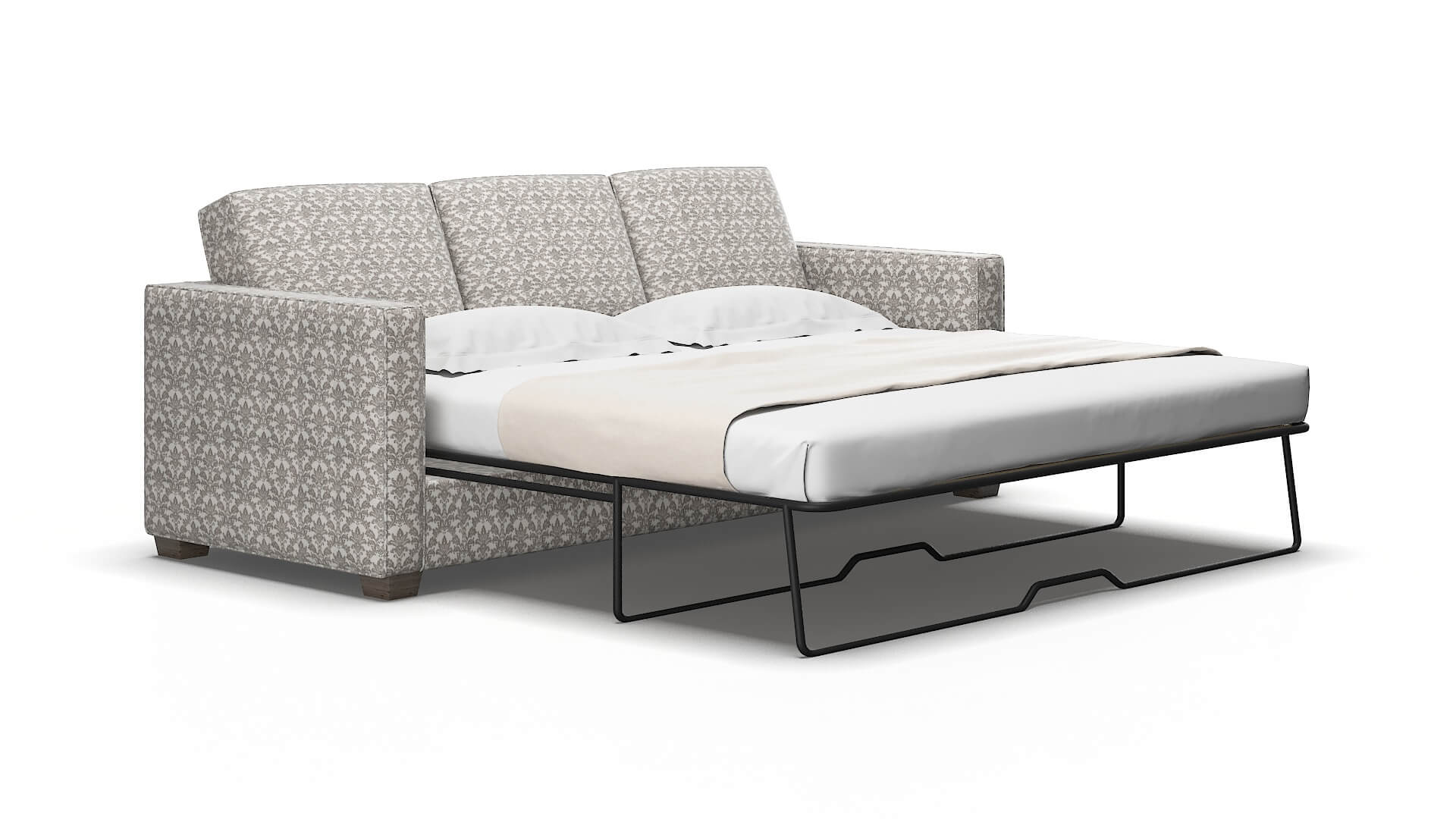 Calgary Bergamo dove Sofa sleeper Espresso Legs  2