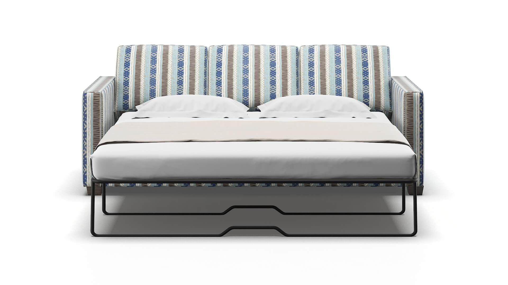 Calgary Bodhi Indigo Sofa Sleeper Espresso legs 1