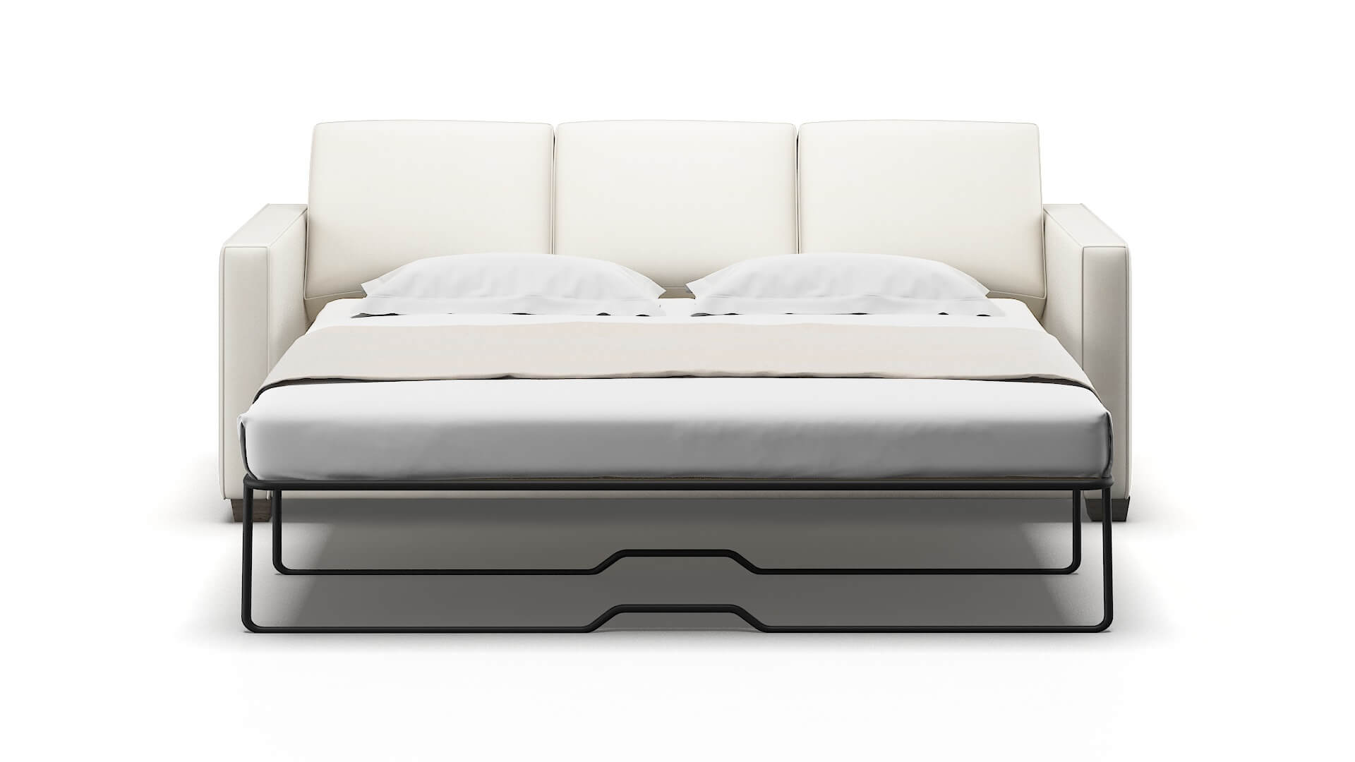 Calgary Chance Bone Sofa Sleeper Espresso legs 1