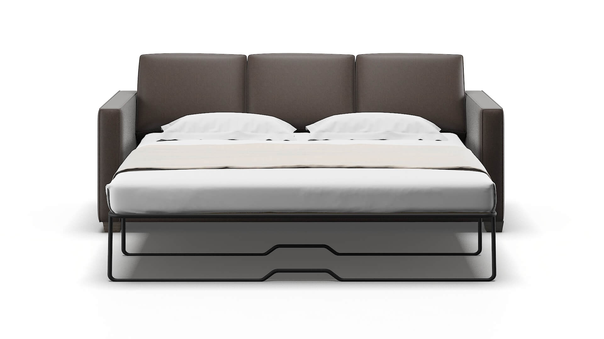 Calgary Cosmo Chocolate Sofa Sleeper Espresso legs 1