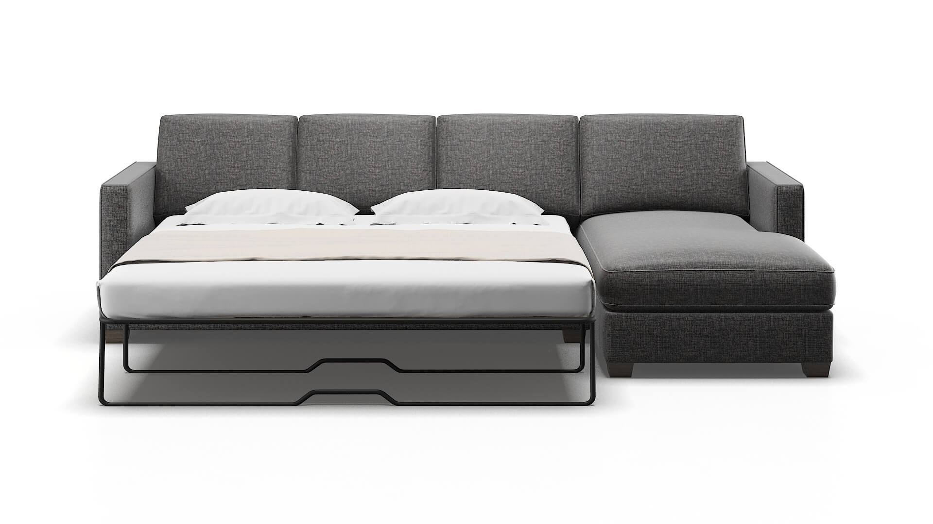 Calgary Curious Eclipse Panel Sleeper Espresso legs 1