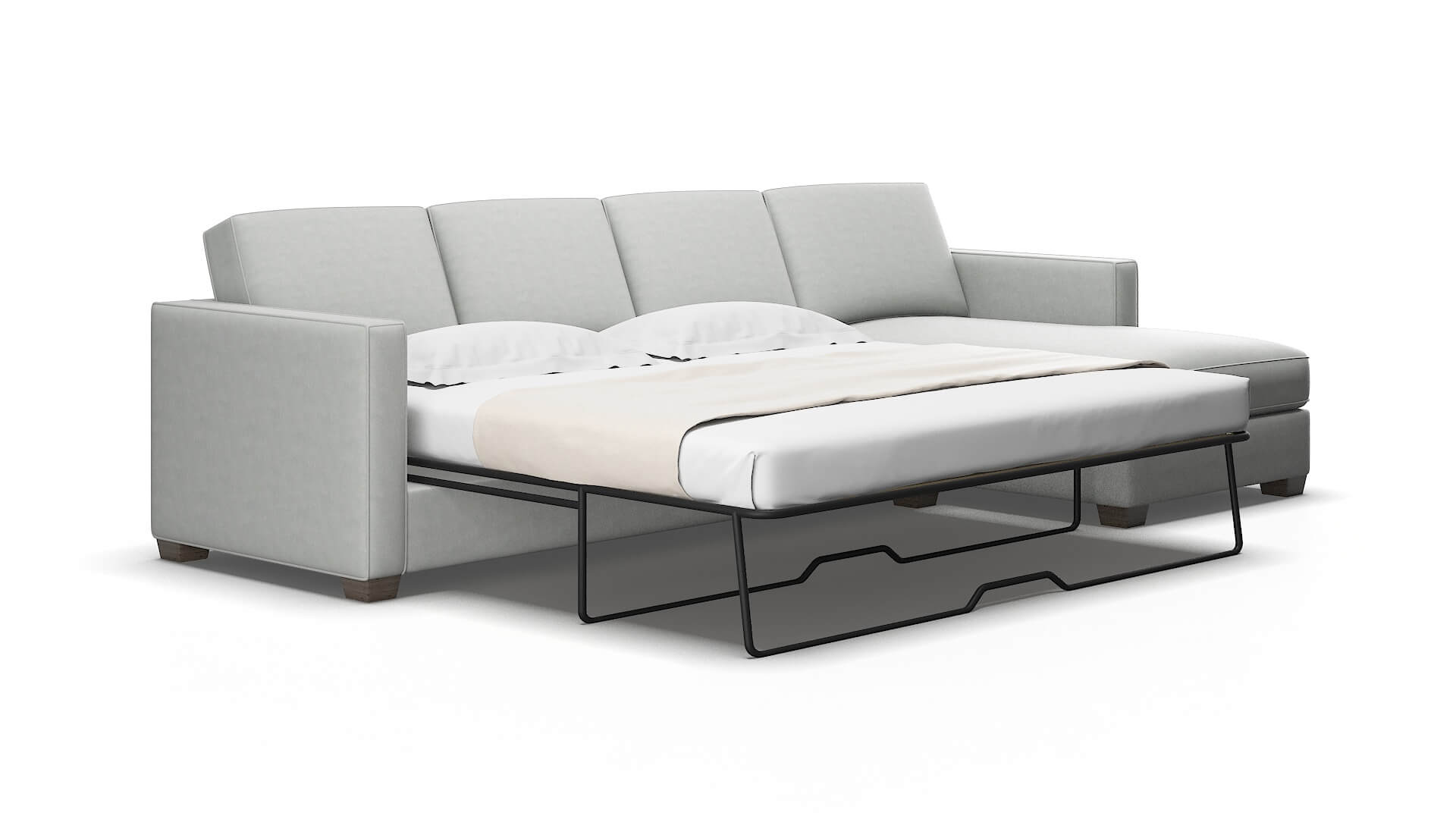 Calgary Dawson platinum Panel sleeper Espresso Legs  2