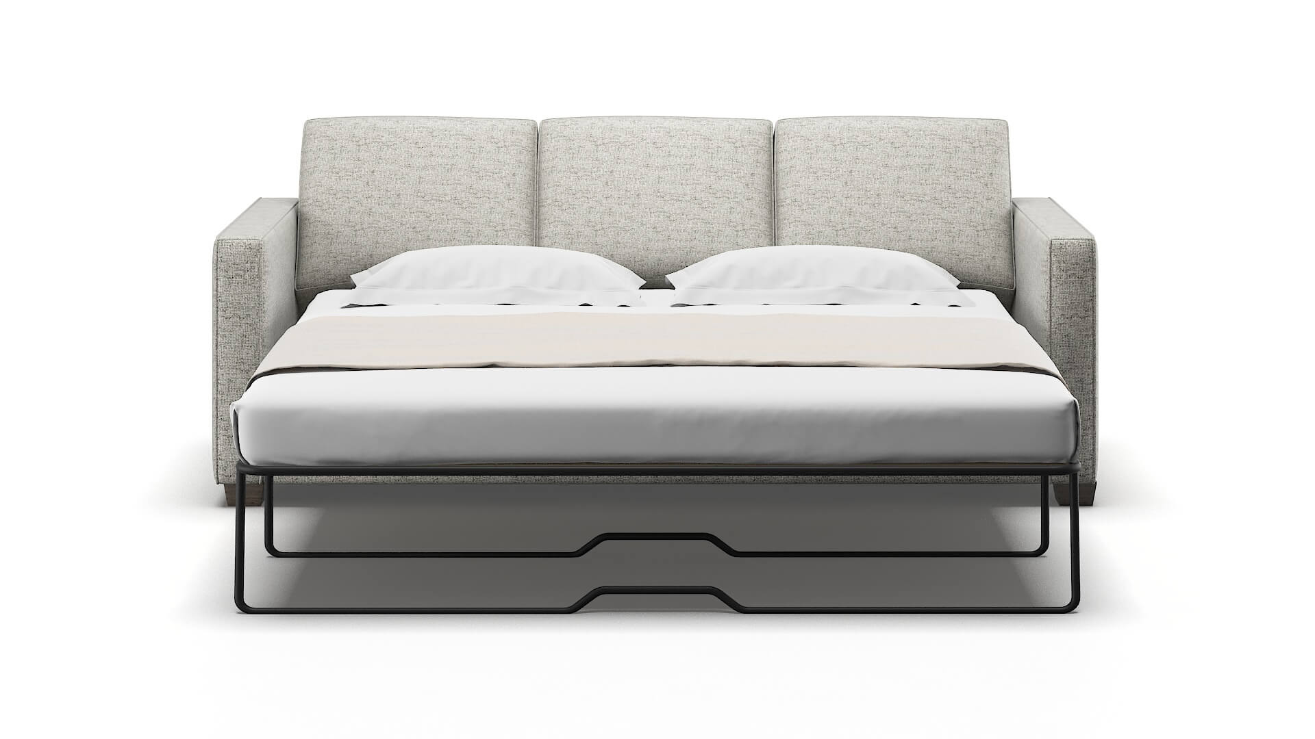 Calgary Derby Ash Sofa Sleeper Espresso legs 1