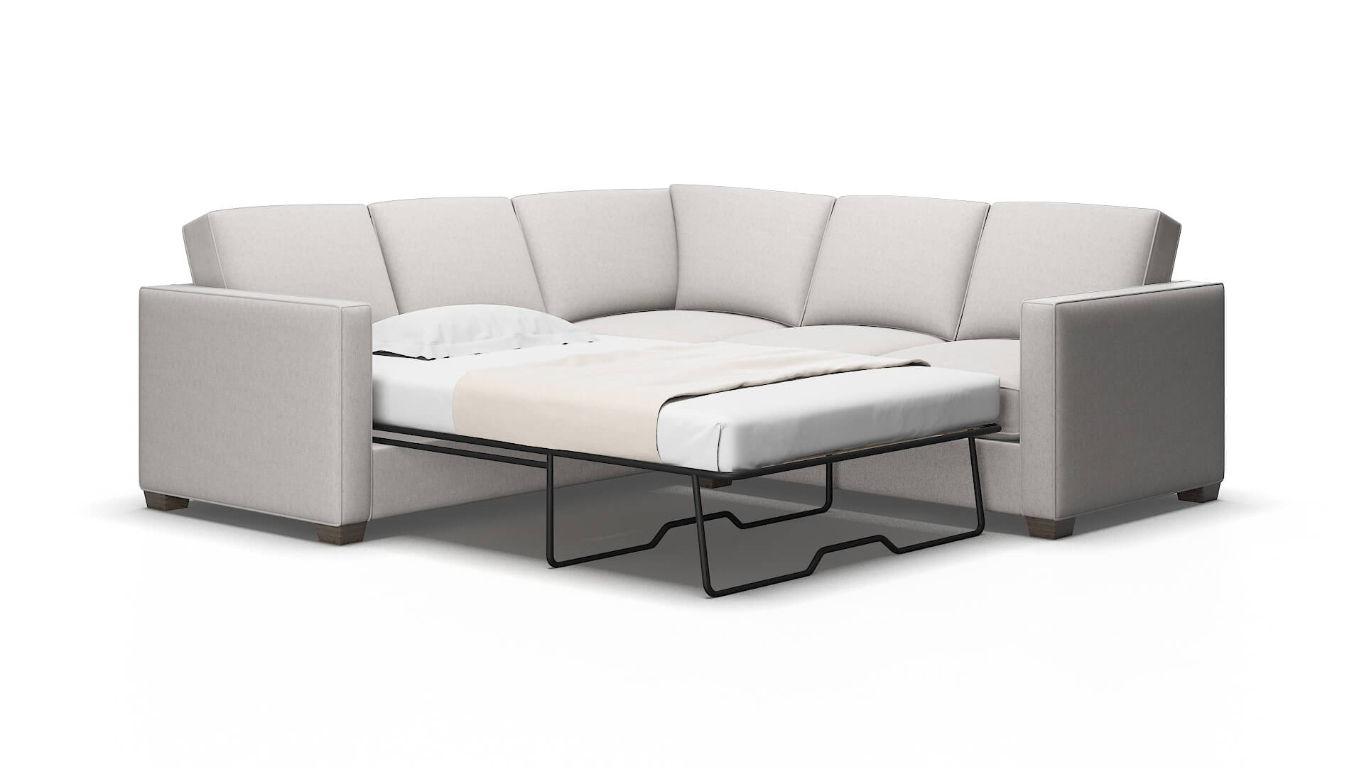 Calgary Dream_d sterling Sectional sleeper Espresso Legs  2
