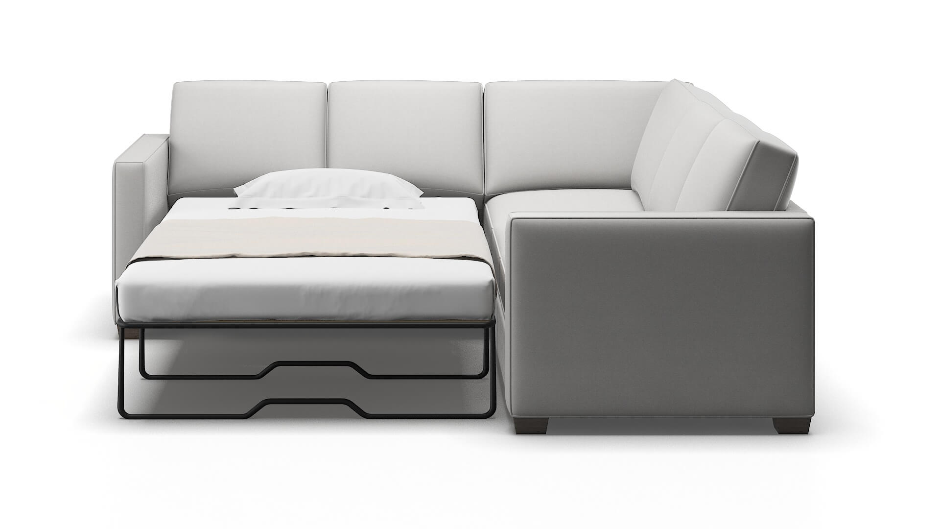 Calgary Geo Sterling Sectional Sleeper Espresso legs 1