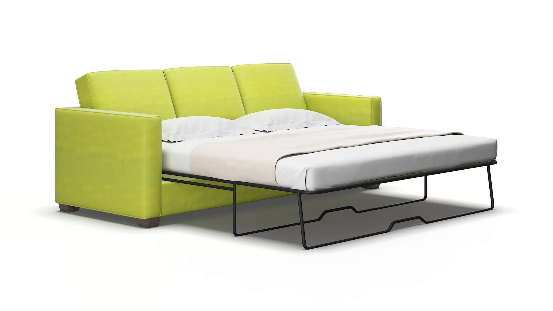 Calgary Hathaway apple Sofa sleeper Espresso Legs  2