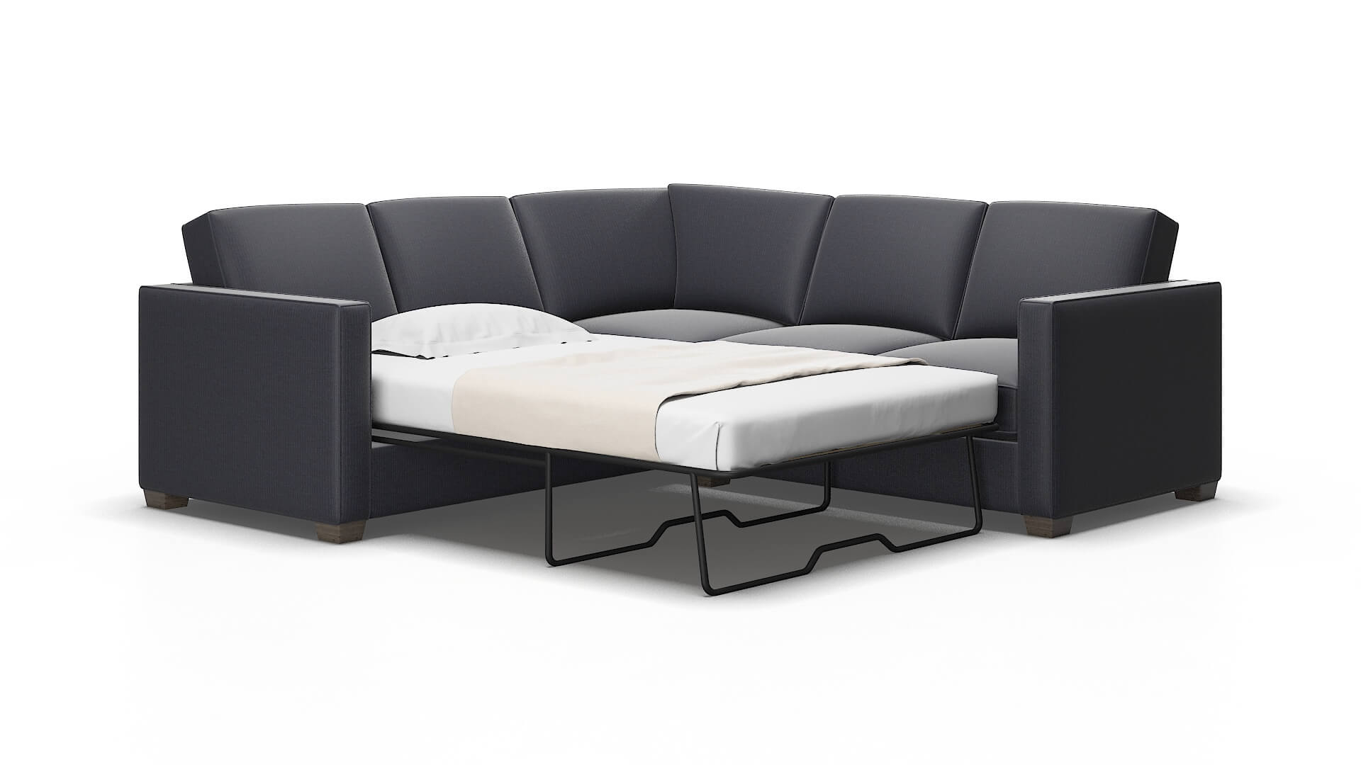 Calgary Hepburn_hrp Deep_sea Sectional Sleeper Espresso legs 2
