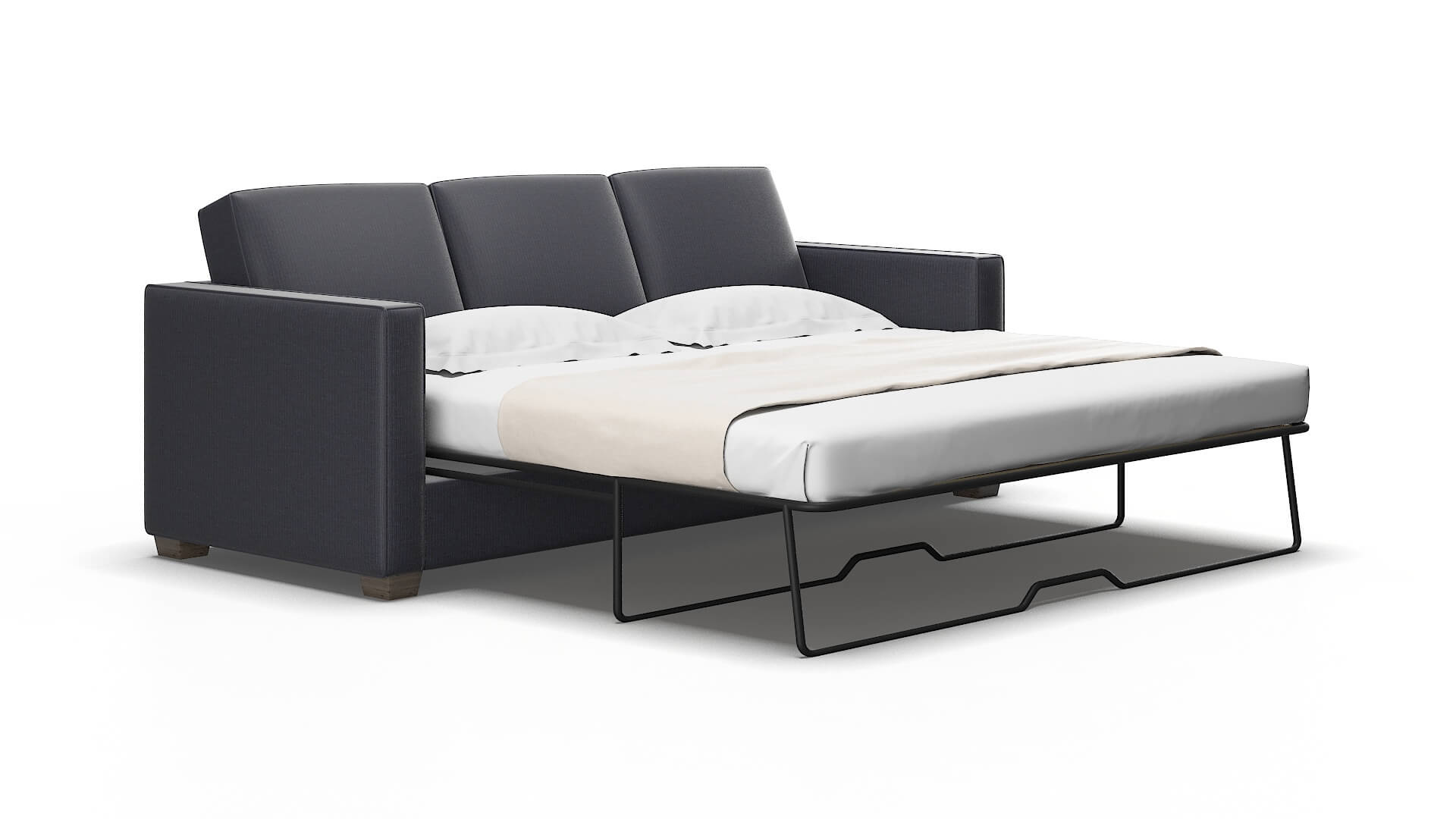 Calgary Hepburn_hrp deep_sea Sofa sleeper Espresso Legs  2