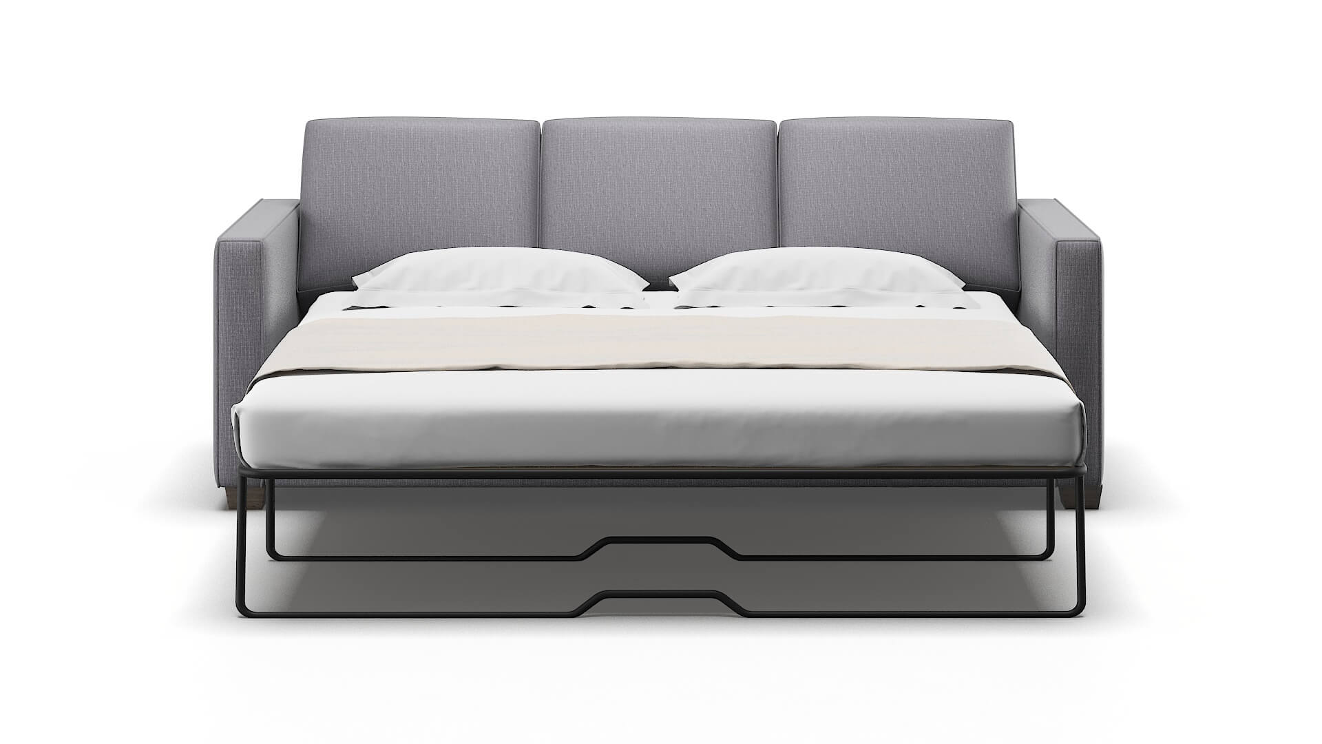 Calgary Insight Denim Sofa Sleeper Espresso legs 1