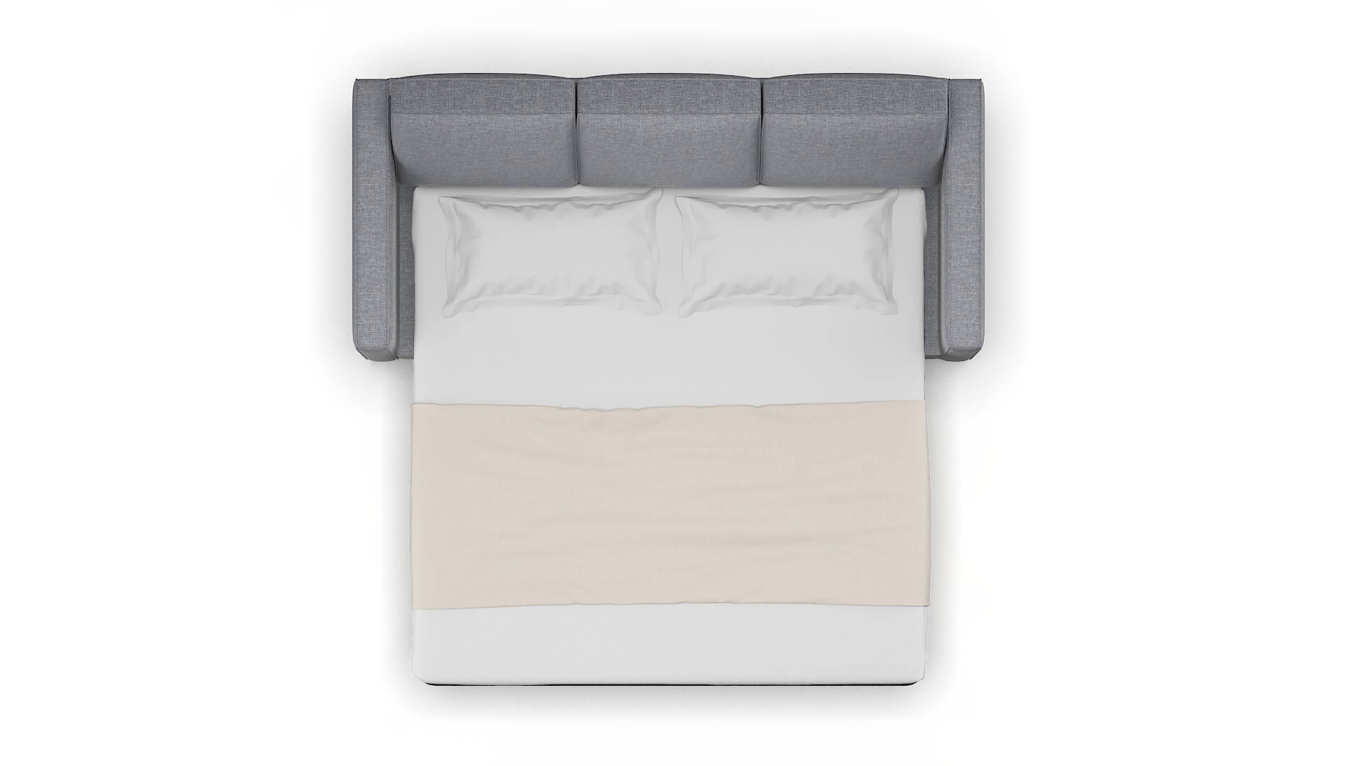 Calgary Keylargo Ash Sofa Sleeper Espresso legs 3