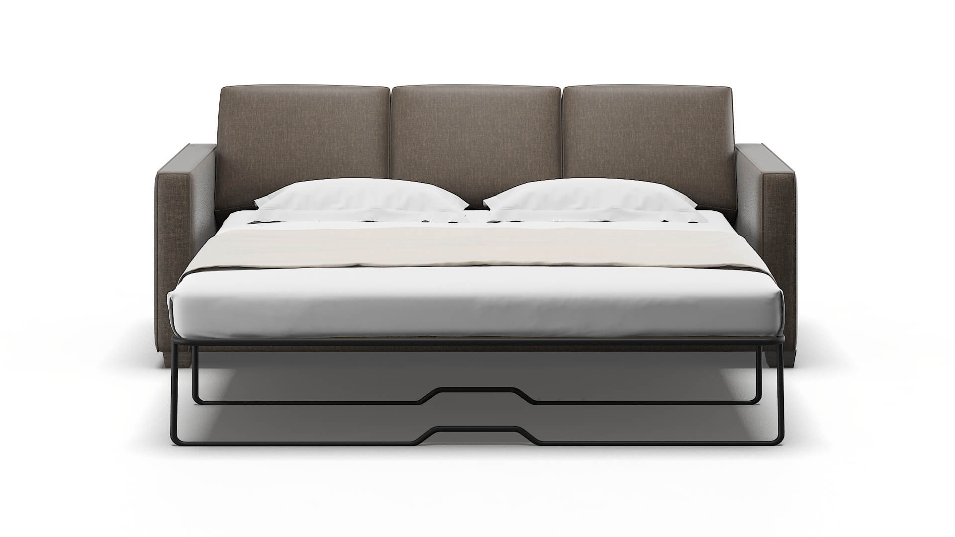 Calgary Keylargo Bark Sofa Sleeper Espresso legs 1