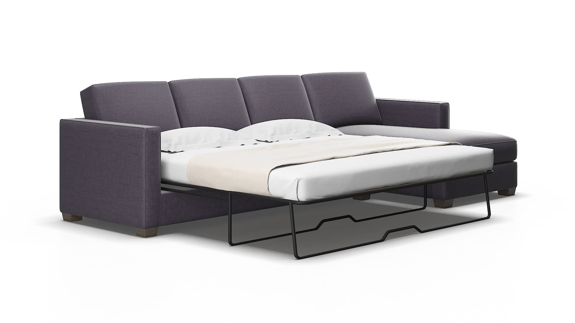 Calgary Keylargo grape Panel sleeper Espresso Legs  2