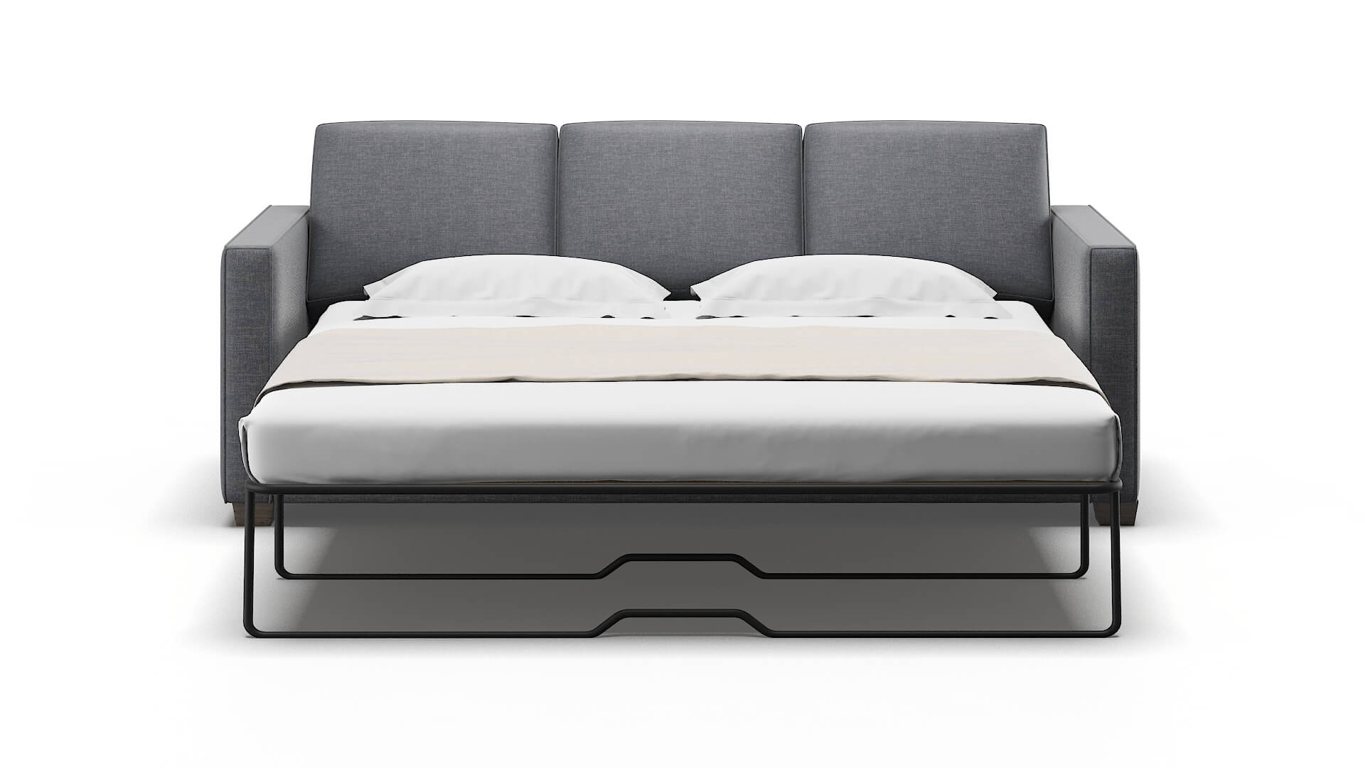 Calgary Keylargo Graphite Sofa Sleeper Espresso legs 1