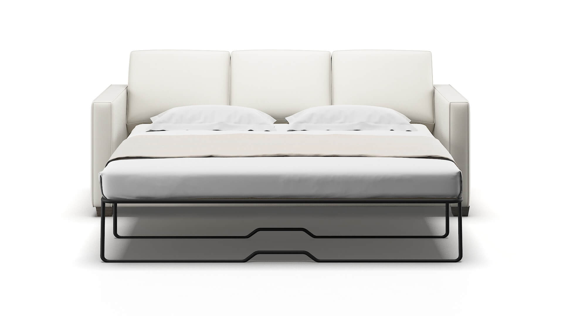 Calgary Keylargo Oatmeal Sofa Sleeper Espresso legs 1