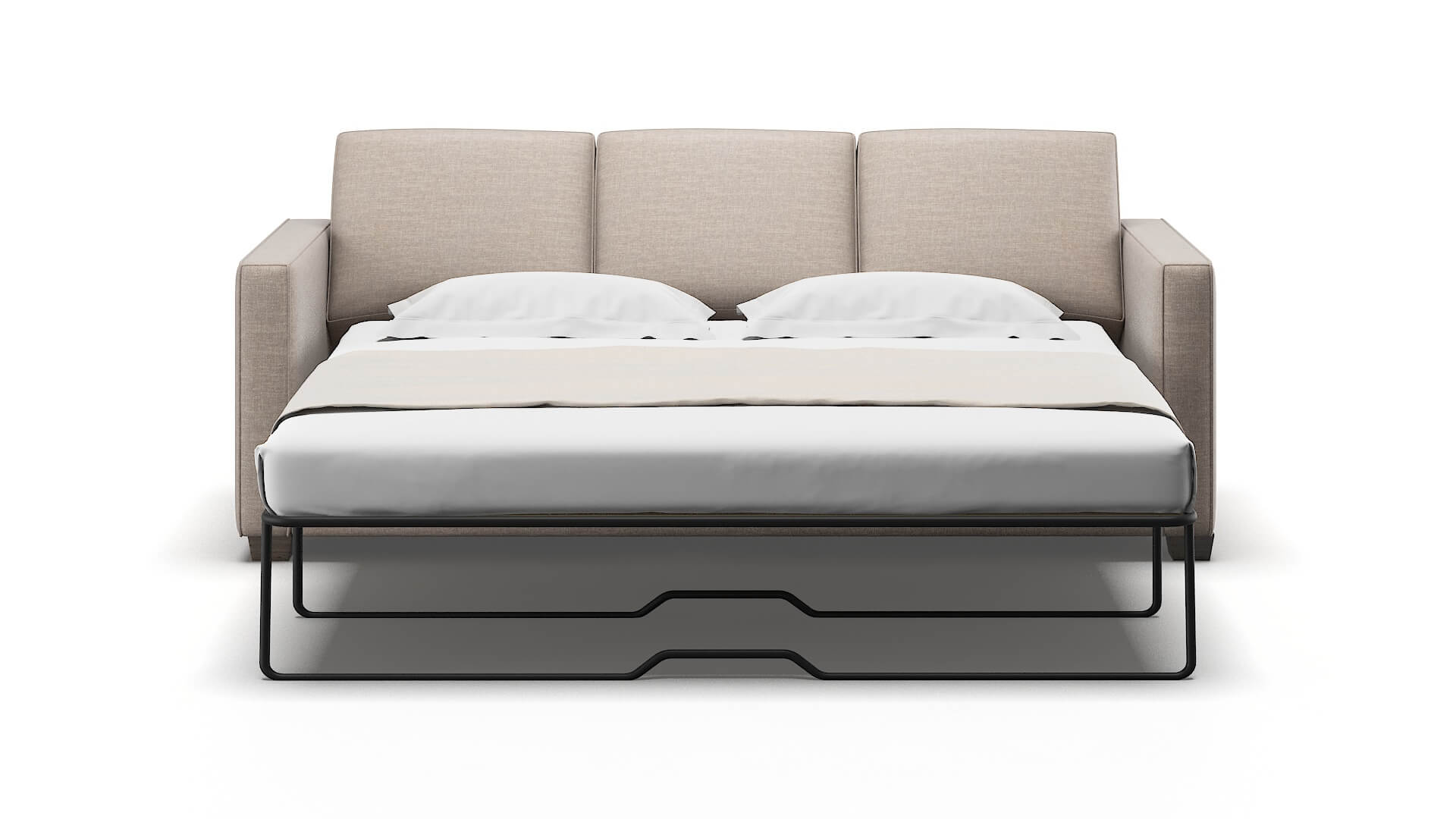 Calgary Keylargo Pumice Sofa Sleeper Espresso legs 1