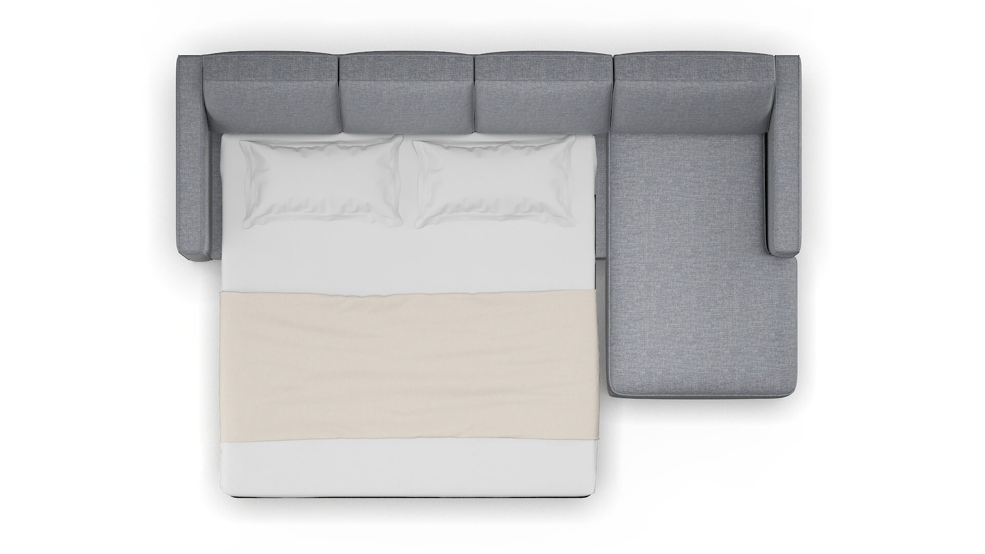 Calgary Lana Ash Panel Sleeper Espresso legs 3