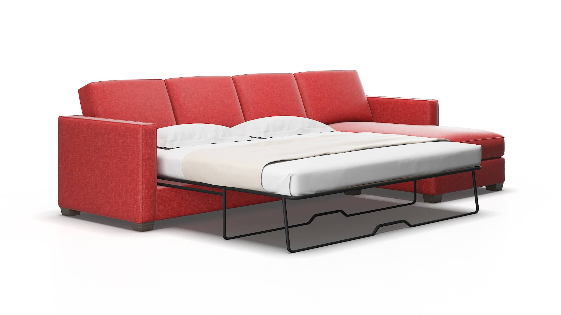 Calgary Leslie Poppy Panel Sleeper Espresso legs 2