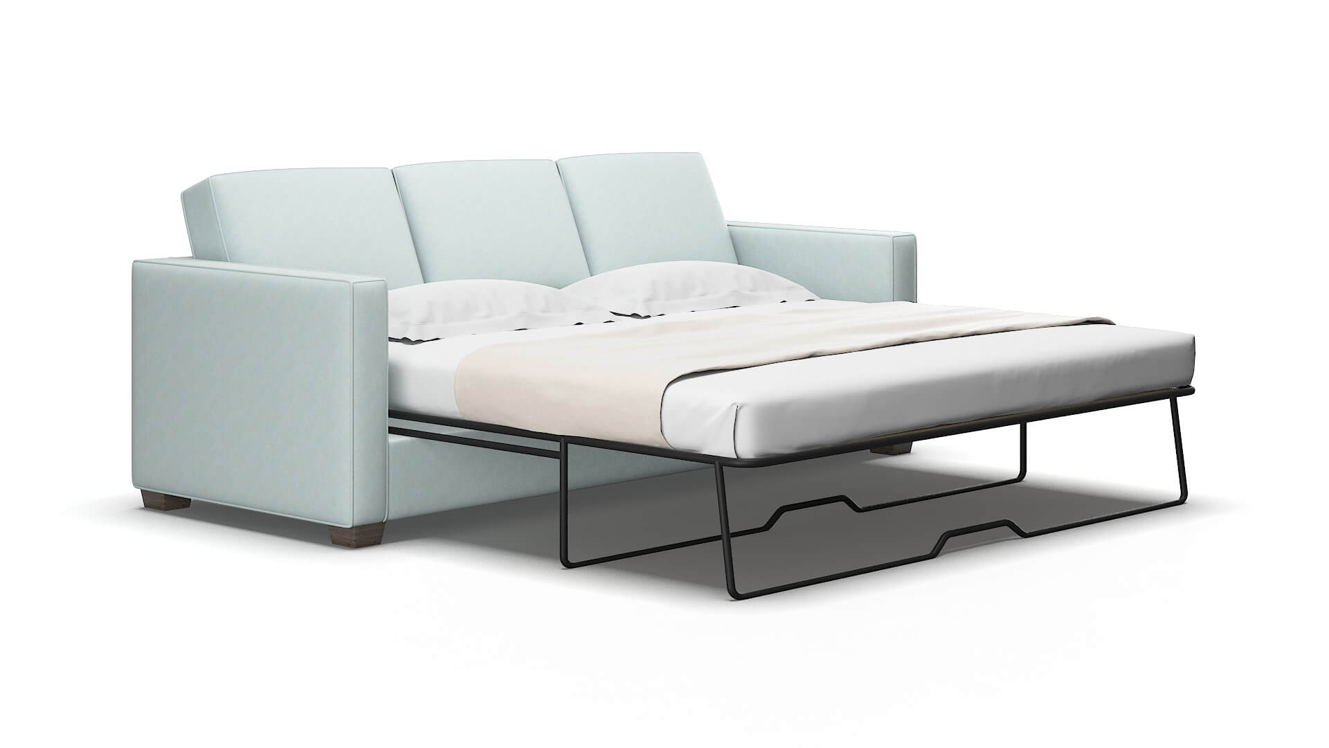 Calgary Leslie robins_egg Sofa sleeper Espresso Legs  2