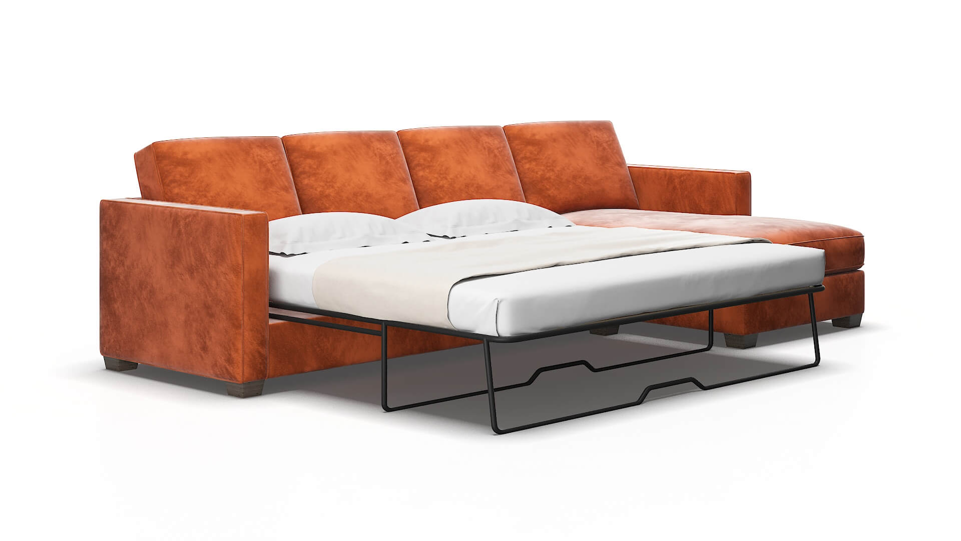 Calgary Loft copper Panel sleeper Espresso Legs  2