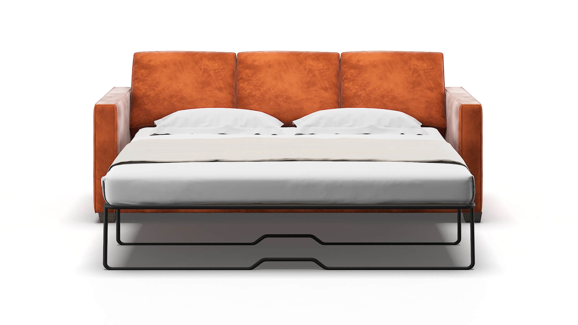 Calgary Loft Copper Sofa Sleeper Espresso legs 1