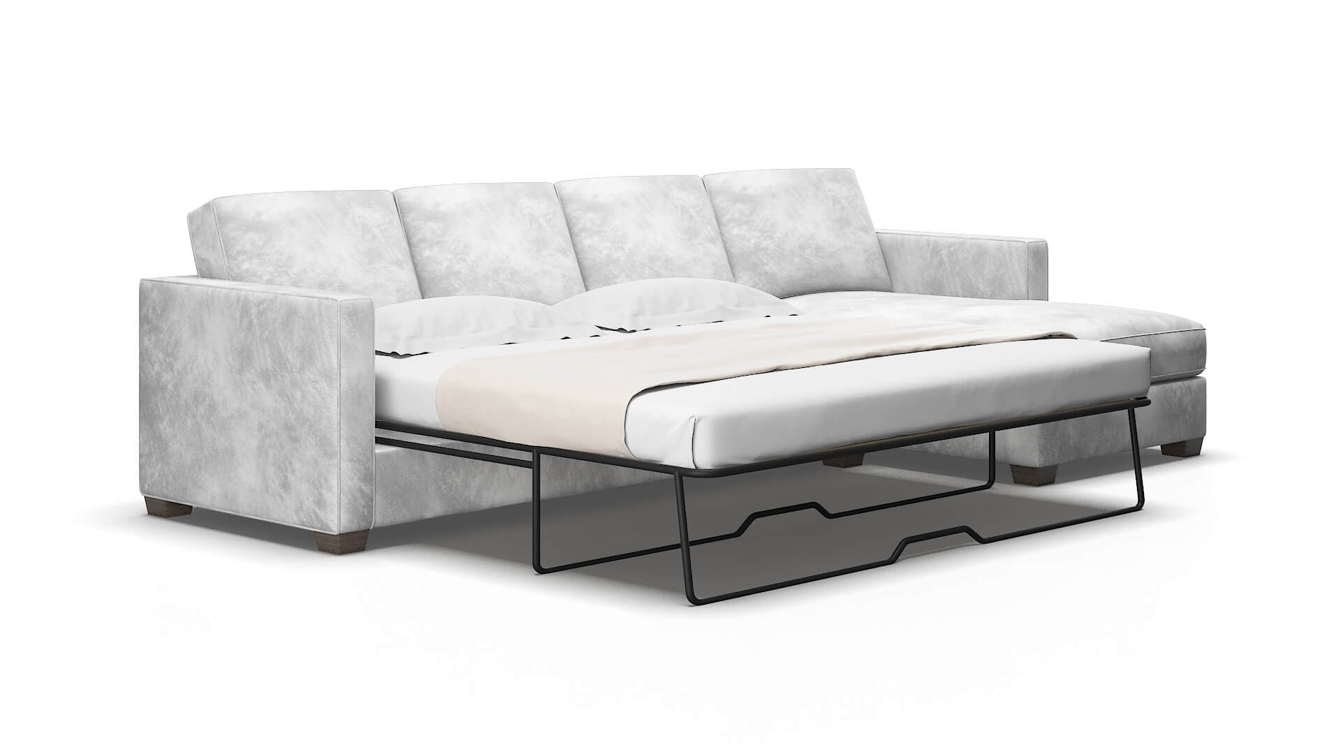 Calgary Loft snowfall Panel sleeper Espresso Legs  2
