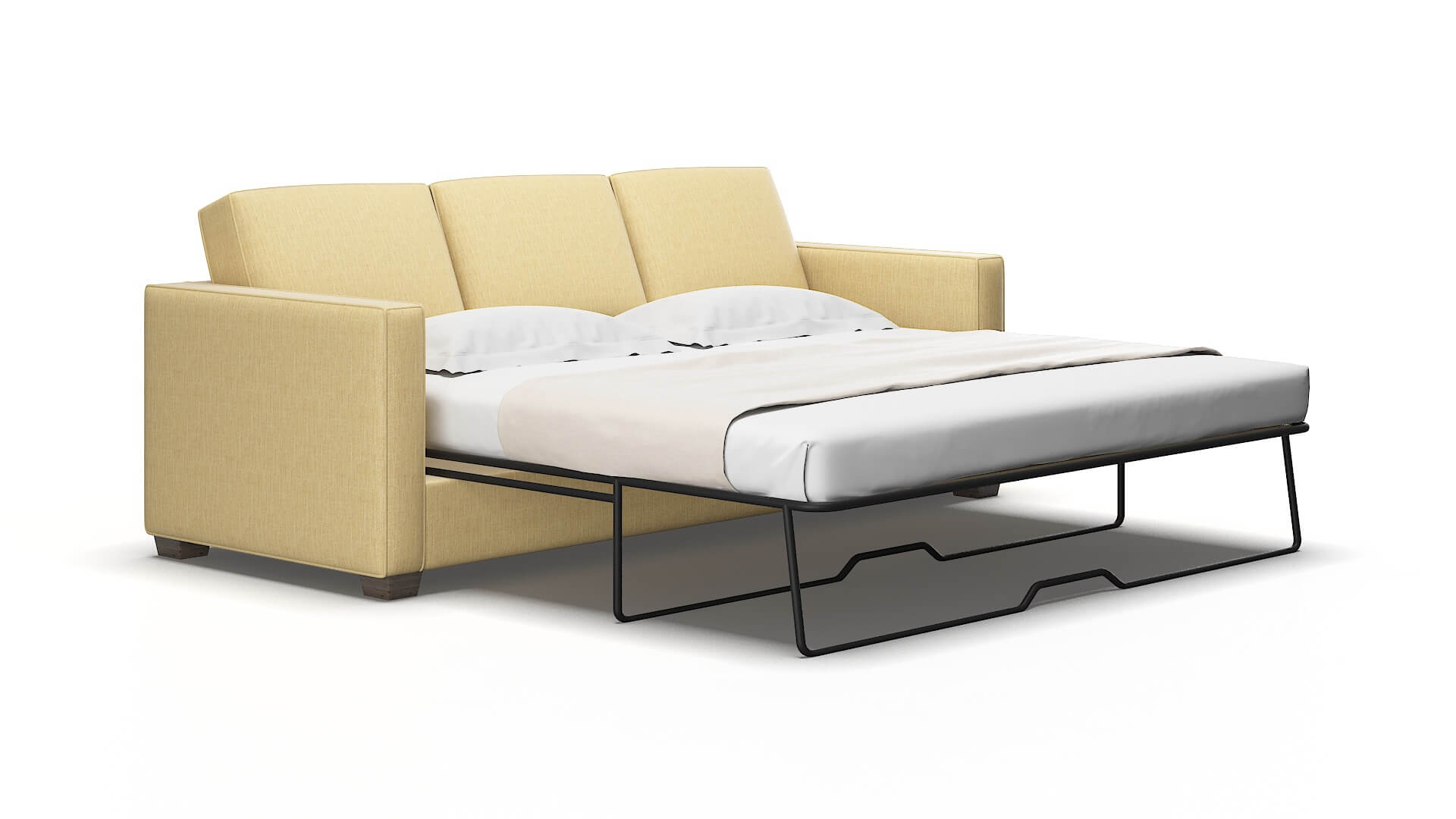 Calgary Malibu maize Sofa sleeper Espresso Legs  2