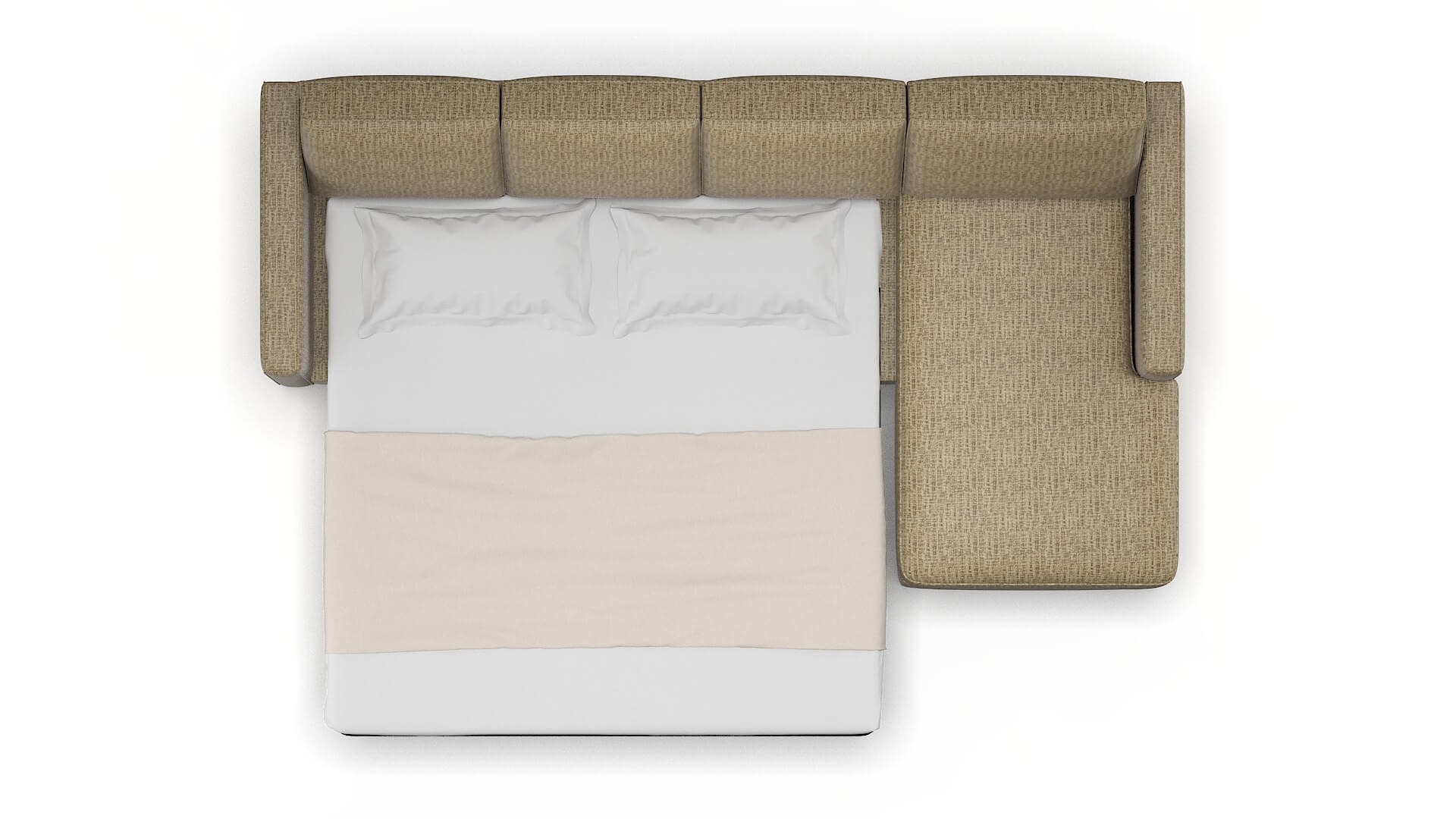 Calgary Marcy Camel Panel Sleeper Espresso legs 3