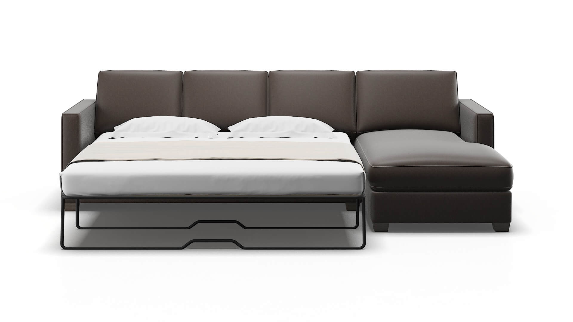 Calgary Naples Graphite Panel Sleeper Espresso legs 1