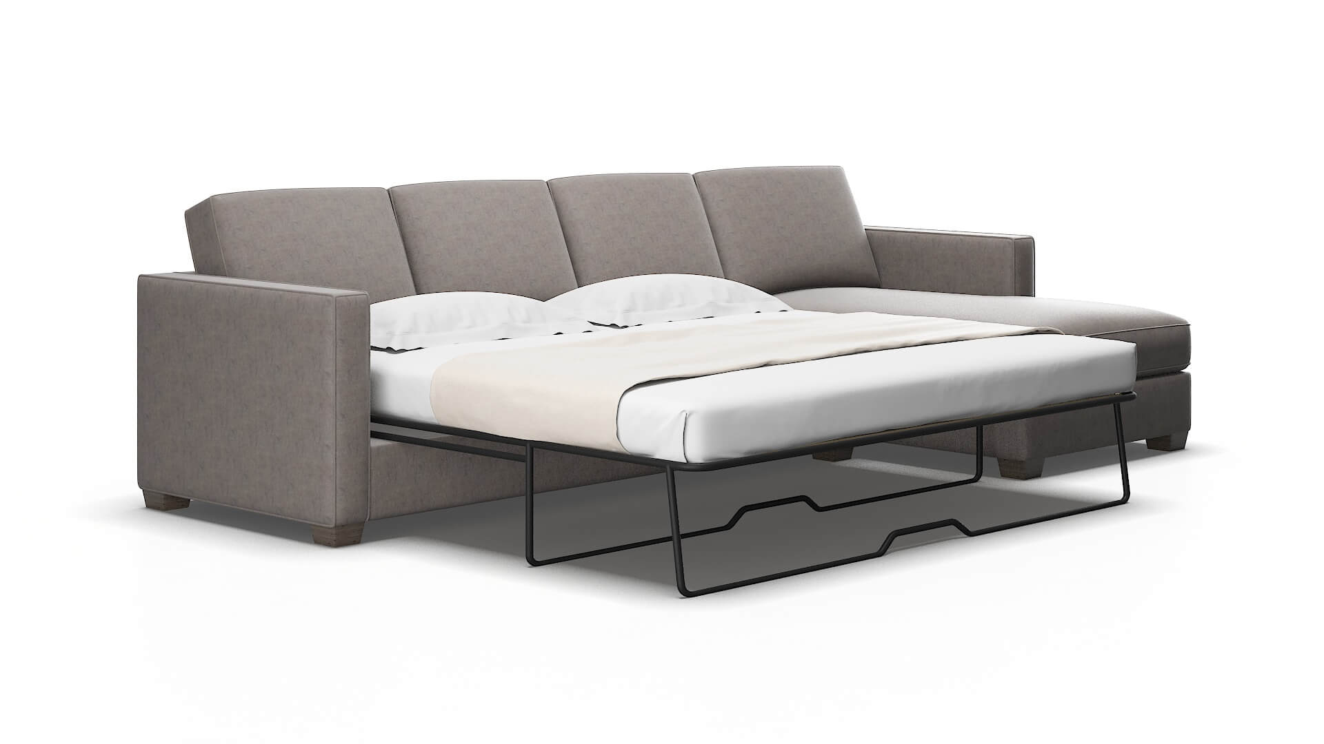 Calgary Noble otter Panel sleeper Espresso Legs  2