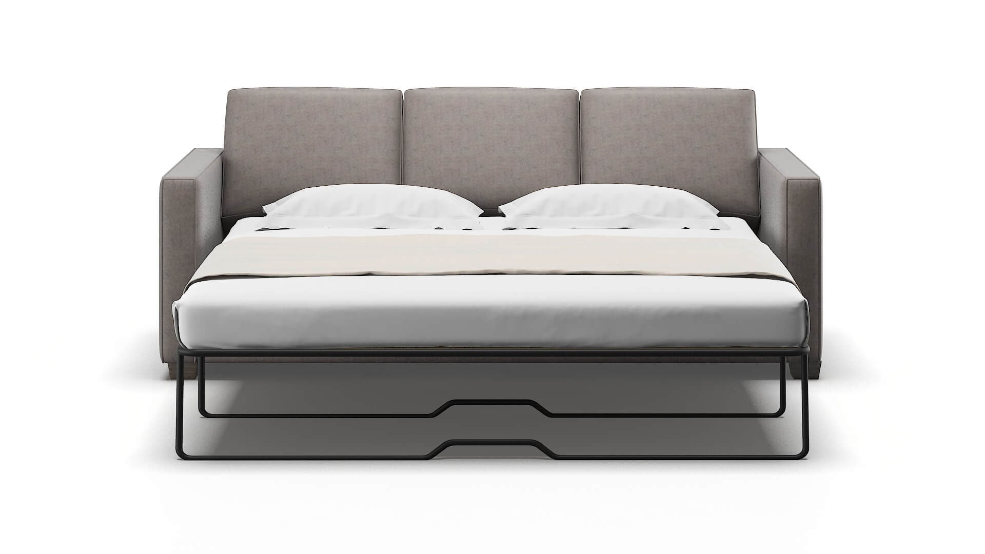 Calgary Noble Otter Sofa Sleeper Espresso legs 1