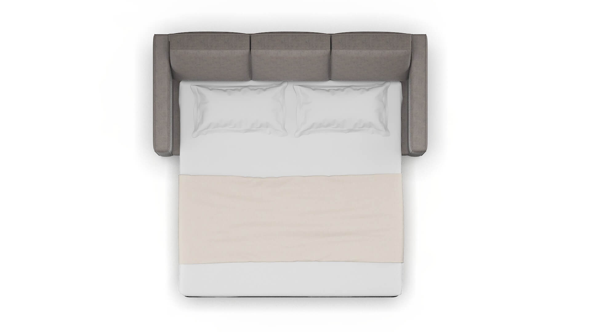 Calgary Noble Otter Sofa Sleeper Espresso legs 3