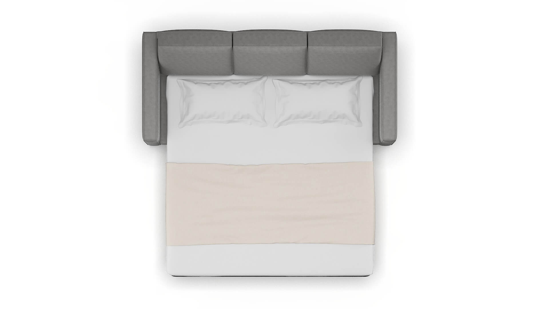 Calgary Noble Smoke Sofa Sleeper Espresso legs 3