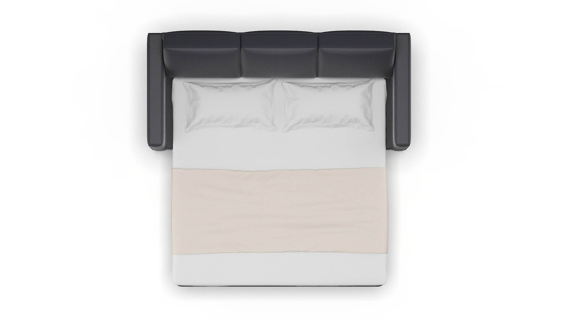 Calgary Parker Midnight Sofa Sleeper Espresso legs 3