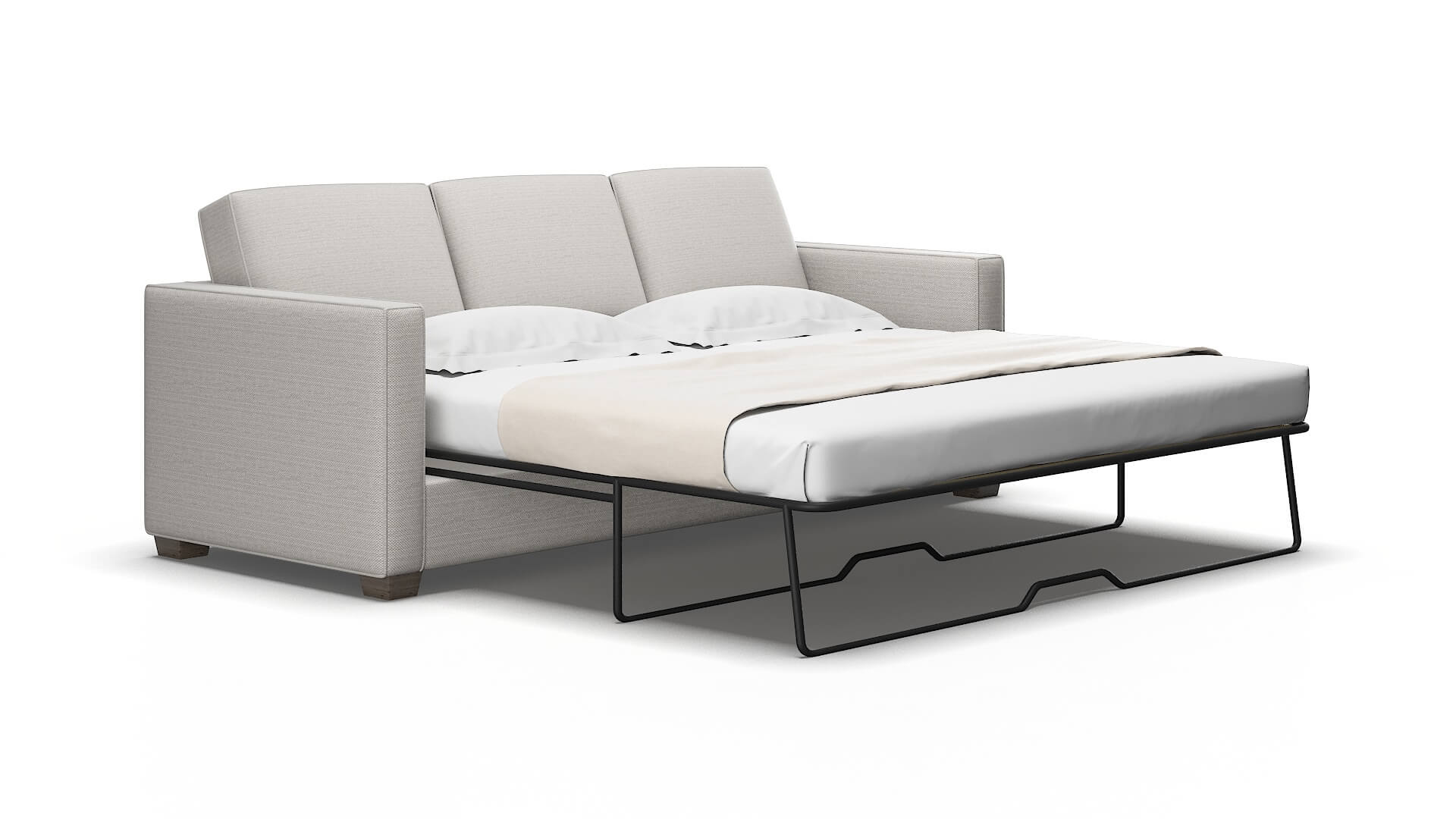 Calgary Phoenix silver Sofa sleeper Espresso Legs  2