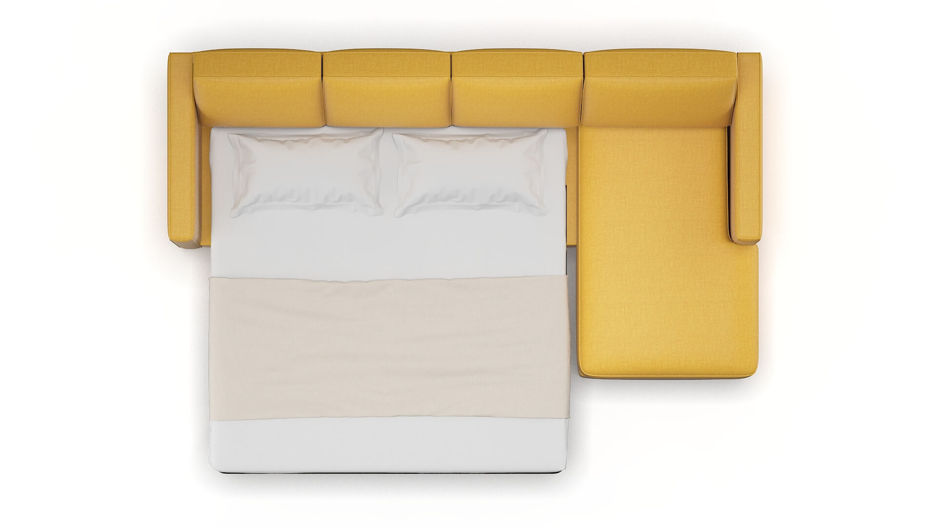 Calgary Portland Dijon Panel Sleeper Espresso legs 3