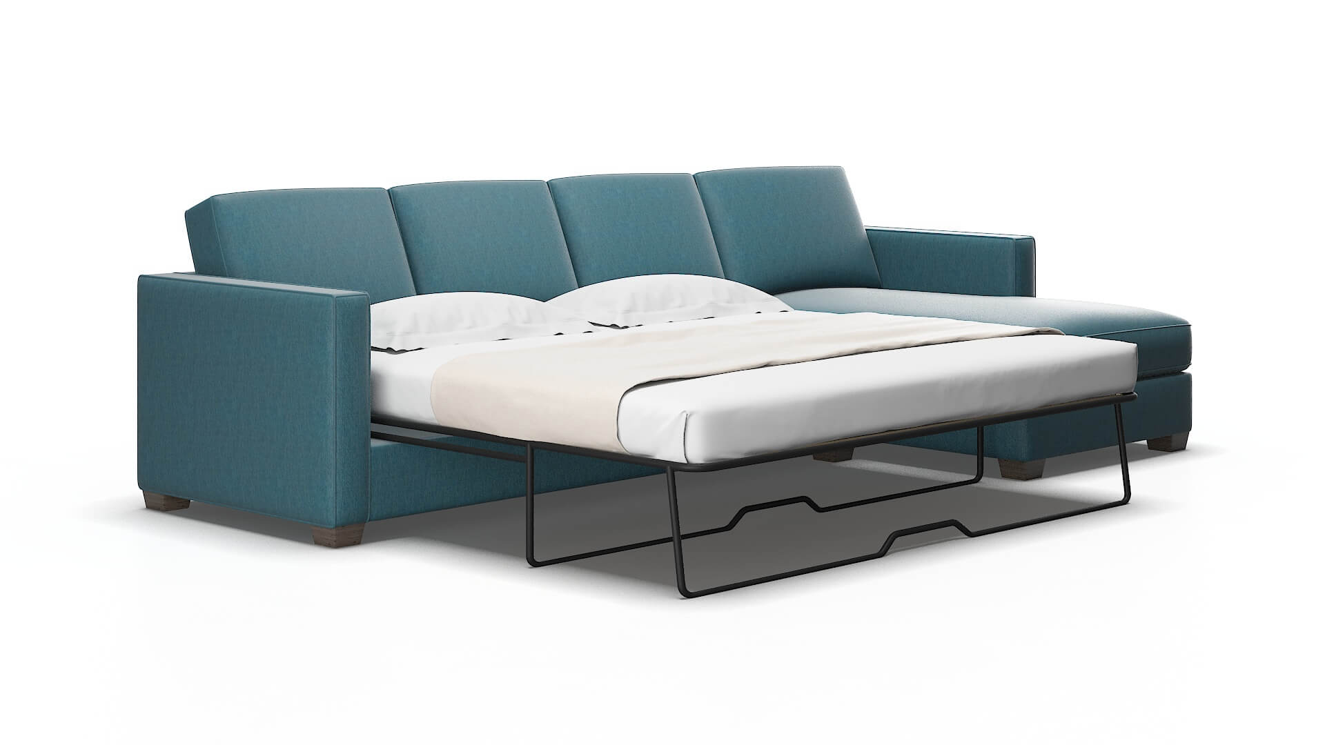 Calgary Portland prussian Panel sleeper Espresso Legs  2