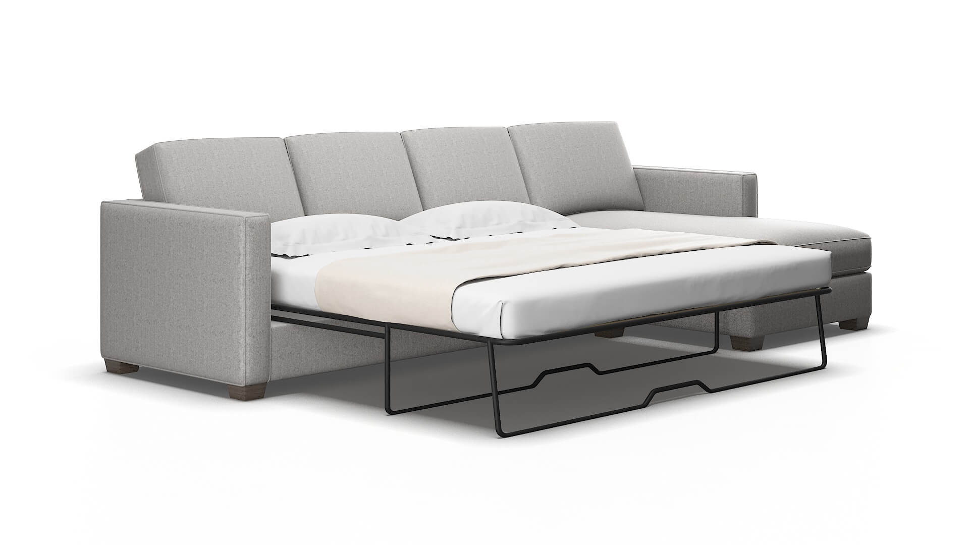 Calgary Prime Ash Panel Sleeper Espresso legs 2