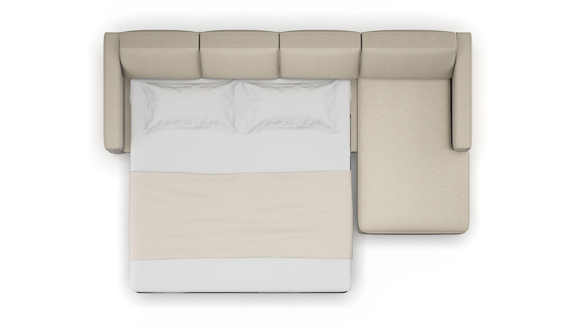 Calgary Prime Dusk Panel Sleeper Espresso legs 3