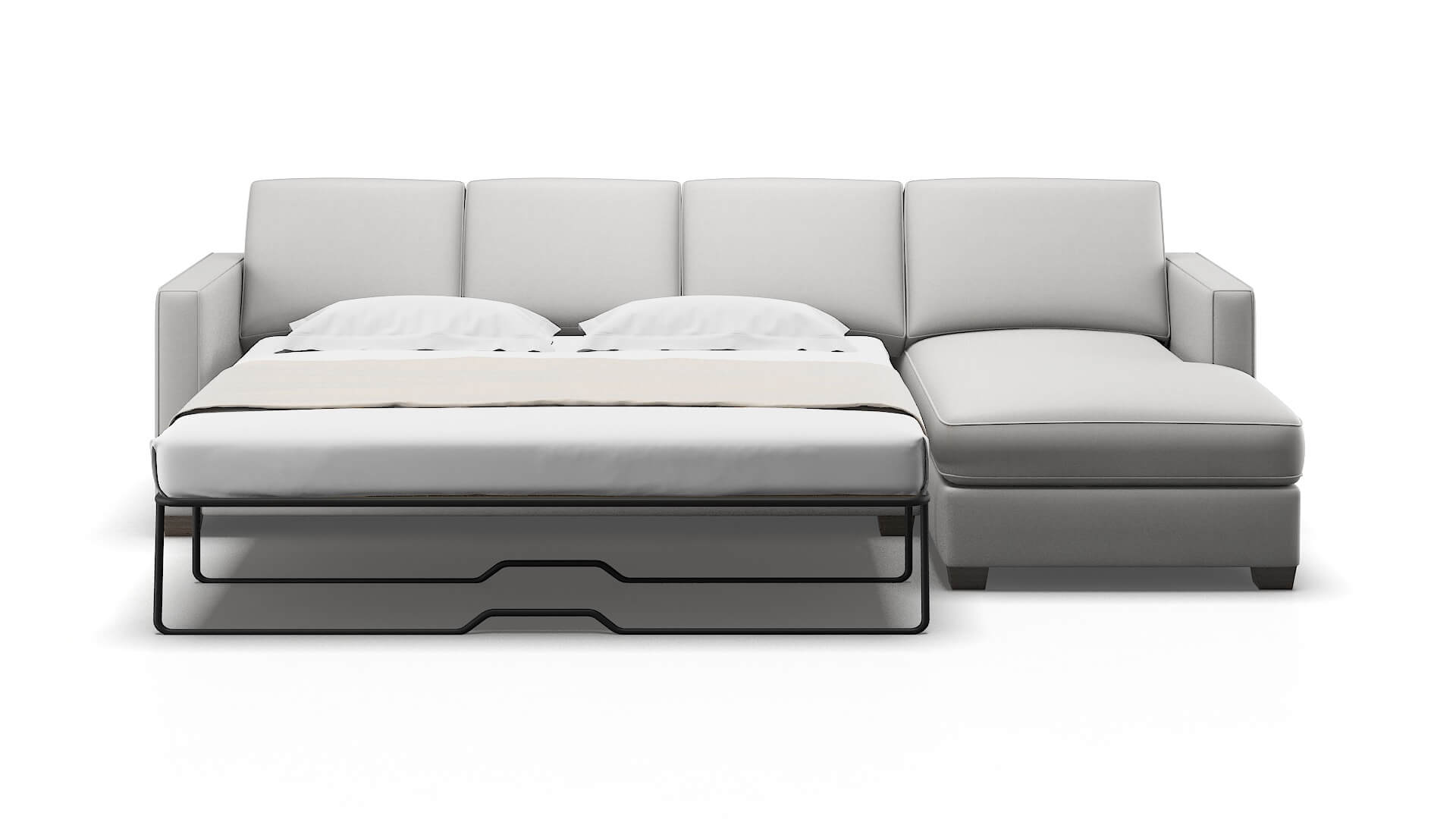 Calgary Prisma Steam Panel Sleeper Espresso legs 1