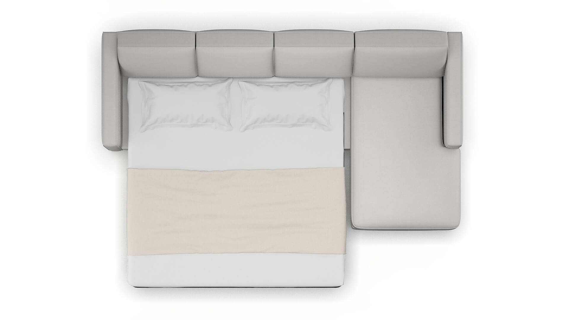 Calgary Prisma Steam Panel Sleeper Espresso legs 3